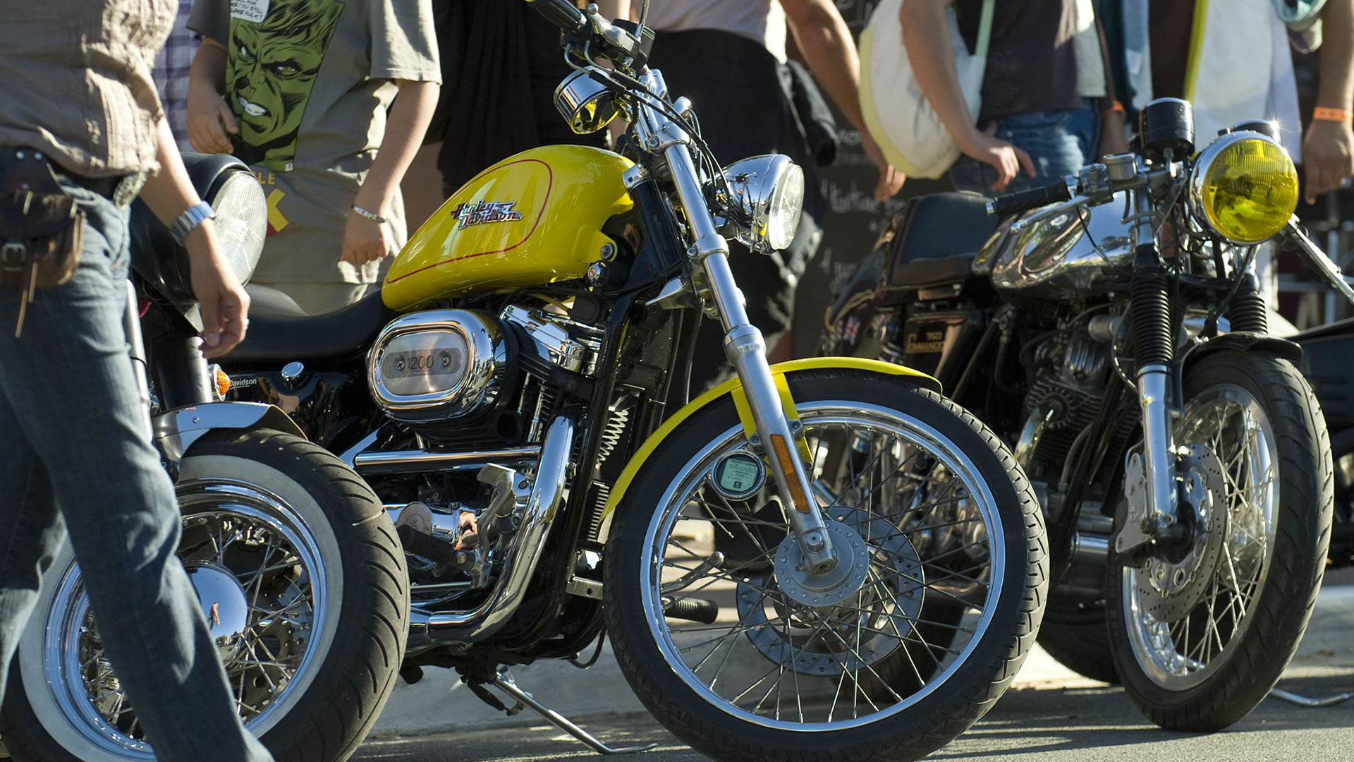  L'un des plus importants rassemblements Harley Davidson en France